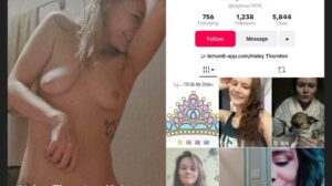 Haley Thornton Maine locked her cuck up